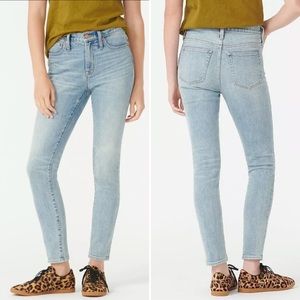 NWT J.Crew 9" Toothpick Jeans Seacoast Wash Skinny
